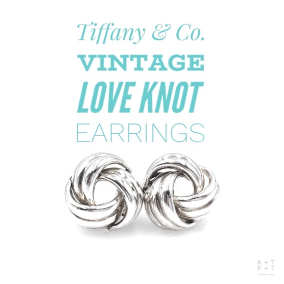 Tiffany & Co. Vintage Love Knot Earrings - Picture 1 of 8